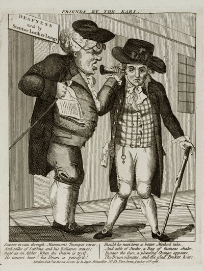 Freunde an den Ohren, 1786 von English School